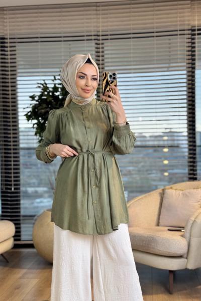 4157 Nare Gömlek Haki