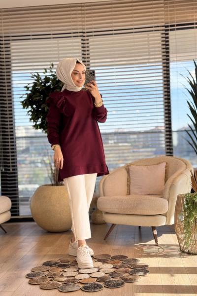 4164 Aliss Sweat Bordo