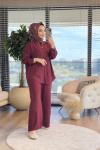 4262 Elçin Takım Bordo