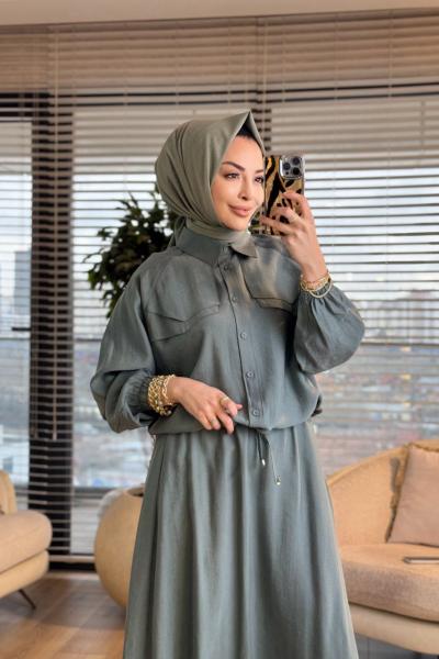 4458 Roba Cep Kapağı Parça Detaylı Takım Çağla