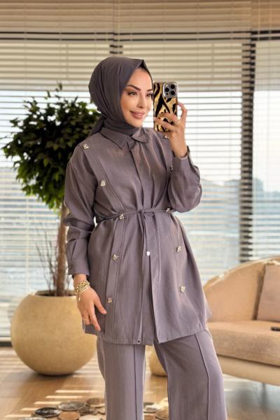 4485 Hafsa Takım Gri