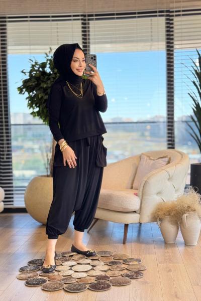 8101 Mihrap Takım Siyah