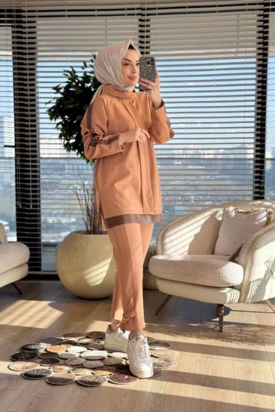 9771 Kolu Deri Şeritli Takım Taba