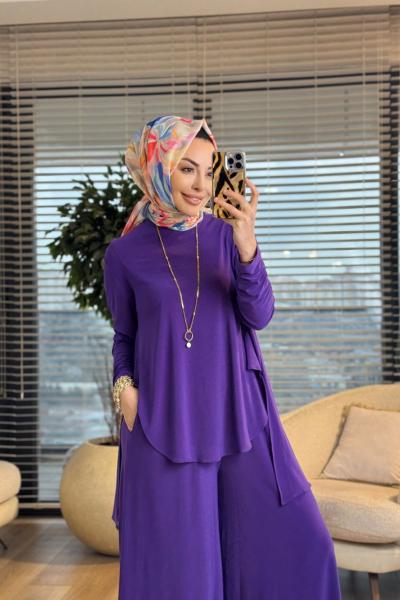 HWN6278 Bensu Takım Mor