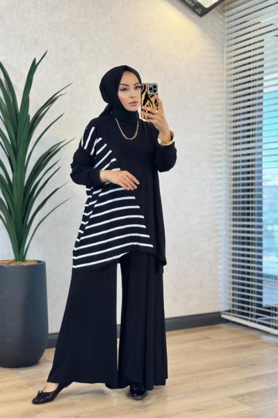 HWN6295 Hürmüz Penye Takım Siyah