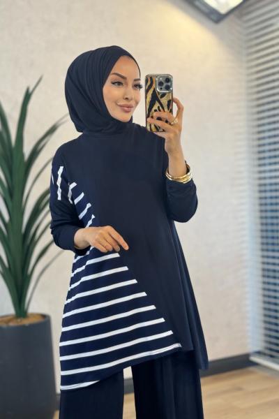 HWN6295 Hürmüz Penye Takım Lacivert