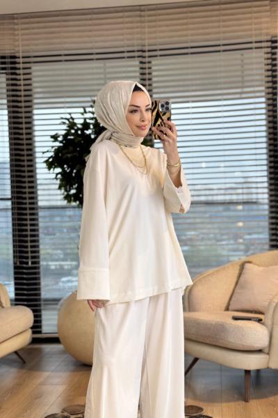 MRW1646 Modal Comfy Takım Ekru