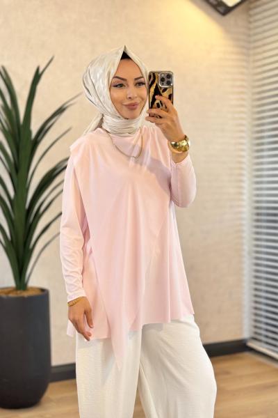 MRW1847 Pop Doha Tunik Pembe