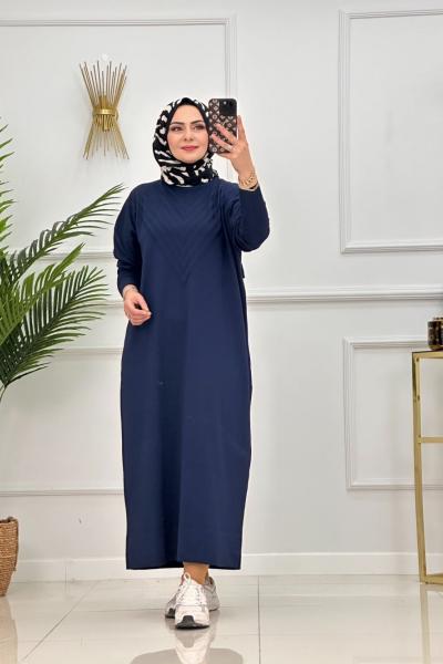 AYÇA TUNİK-LACİVERT