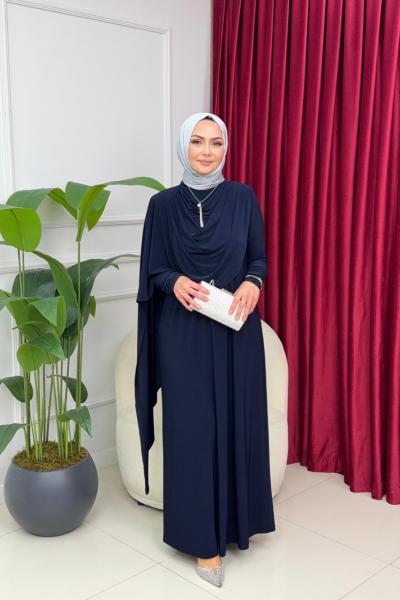 BENAN ELBİSE - LACİVERT