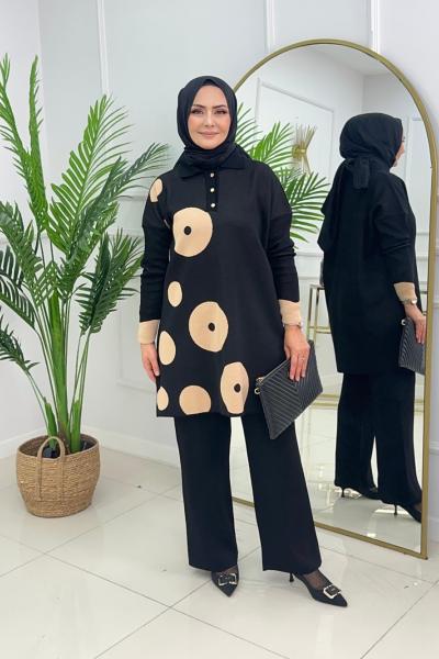 MELEK TRİKO TAKIM - SİYAH