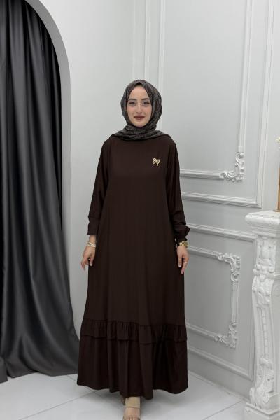 Asmin Elbise Kahverengi