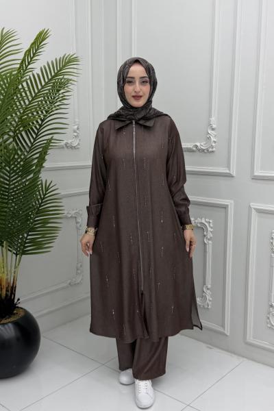 Ayça Takım Kahverengi