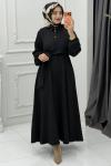 Damla Elbise Siyah