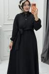 Damla Elbise Siyah