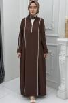 Derya Elbise Kahverengi