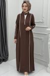 Derya Elbise Kahverengi