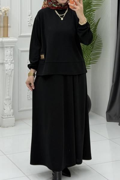 Dila Etek Takım Siyah