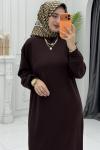 İrem Elbise Kahverengi
