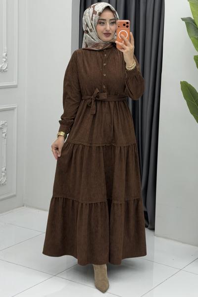 Melisa Elbise Kahverengi