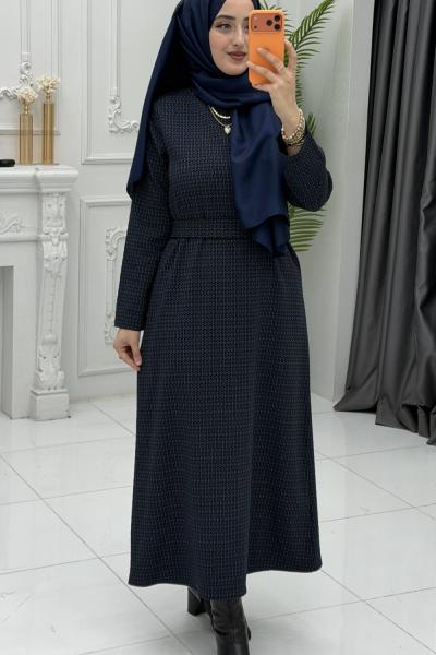 Neşe Elbise Lacivert