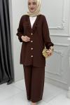 Sara Takım Kahverengi